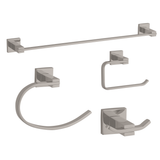 Nuk3y  Nova 4-Piece Bathroom Hardware Accessory Set with 24" Towel Bar