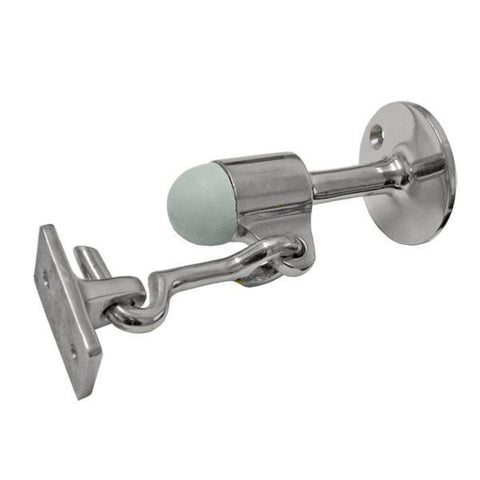 Cal Royal Commercial Grade Wall Door Stop with Hook and Holder - Nuk3y