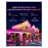 Eufy Permanent Outdoor Lights S4 (200 ft with 144 LED Lights) - Nuk3y