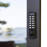 Lockey C150 C Series Keyless Entry Mechanical Deadbolt , Jet Black