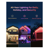 Eufy Permanent Outdoor Lights S4 (100 ft with 72 LED Lights) - Nuk3y