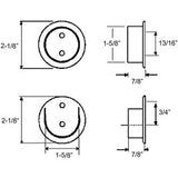 Nuk3y Heavy Duty Metal Pole Socket 1-1/2"