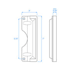 Nuk3y Door Latch Guard Protector SS304