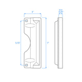 Nuk3y Door Latch Guard Protector SS304