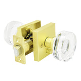 Nuk3y Nova Door Knob Crystal Glass Round - Nuk3y