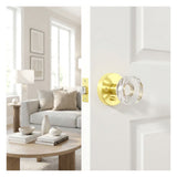 Nuk3y Pyro Door Knob Crystal Glass Round - Nuk3y