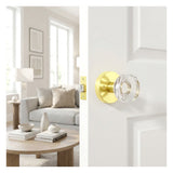 Nuk3y Pyro Door Knob Crystal Glass Round - Nuk3y