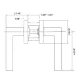 Pamex Onyx Contemporary Leverset - Hardware X Supply