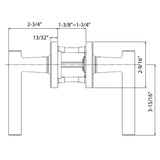 Pamex Mira Contemporary Leverset - Hardware X Supply
