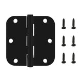 Nuk3y Residential 3 1/2" x 3 1/2" Ball Bearing Door Hinge 5/8 Radius
