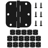 Nuk3y Residential 3 1/2" x 3 1/2" Ball Bearing Door Hinge 5/8 Radius