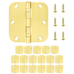 Nuk3y Residential 3 1/2" x 3 1/2" Ball Bearing Door Hinge 5/8 Radius
