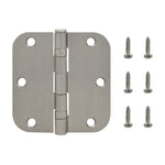 Nuk3y Residential 3 1/2" x 3 1/2" Ball Bearing Door Hinge 5/8 Radius