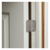 Nuk3y Residential 3 1/2" x 3 1/2" Ball Bearing Door Hinge 5/8 Radius