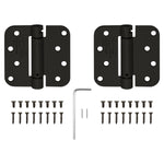 Nuk3y 4" x 4" , 5/8 Radius, Spring Hinge, UL Listed (2 Pack)