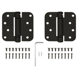 Nuk3y 4" x 4" , 5/8 Radius, Spring Hinge, UL Listed (2 Pack)