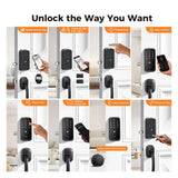 LNDU Smart Lock HK01W WIFI Keyless Entry Fingerprint Deadbolt