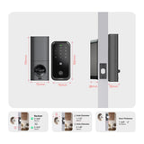WALK IN LNDU Smart Lock HK01 Keyless Entry Fingerprint Deadbolt Support Homekit - HardwareX Supply