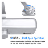 Nuk3y 6003 Series Grade 2 Hold Open Door Closer, Size 3