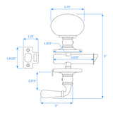 Nuk3y Storm Series Solid Brass Screen Storm Door Latch