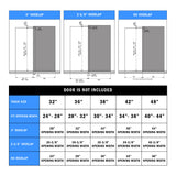 Nuk3y Concealed Sliding Door Hardware with Soft Close
