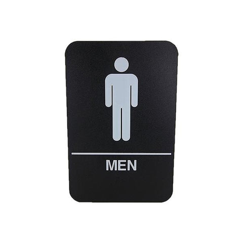 Cal Royal Men Restroom Sign, 6" x 9" - Nuk3y