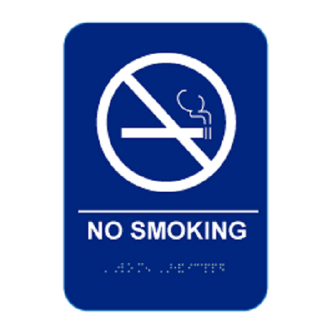 Cal Royal No Smoking Sign, 6" x 9" - Nuk3y