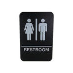 Cal Royal Men & Women Restroom Sign, 6" x 9" - Nuk3y