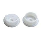 Nuk3y White Plastic Pole Socket Set 1-3/8" (10 Pack) - Hardware X Supply